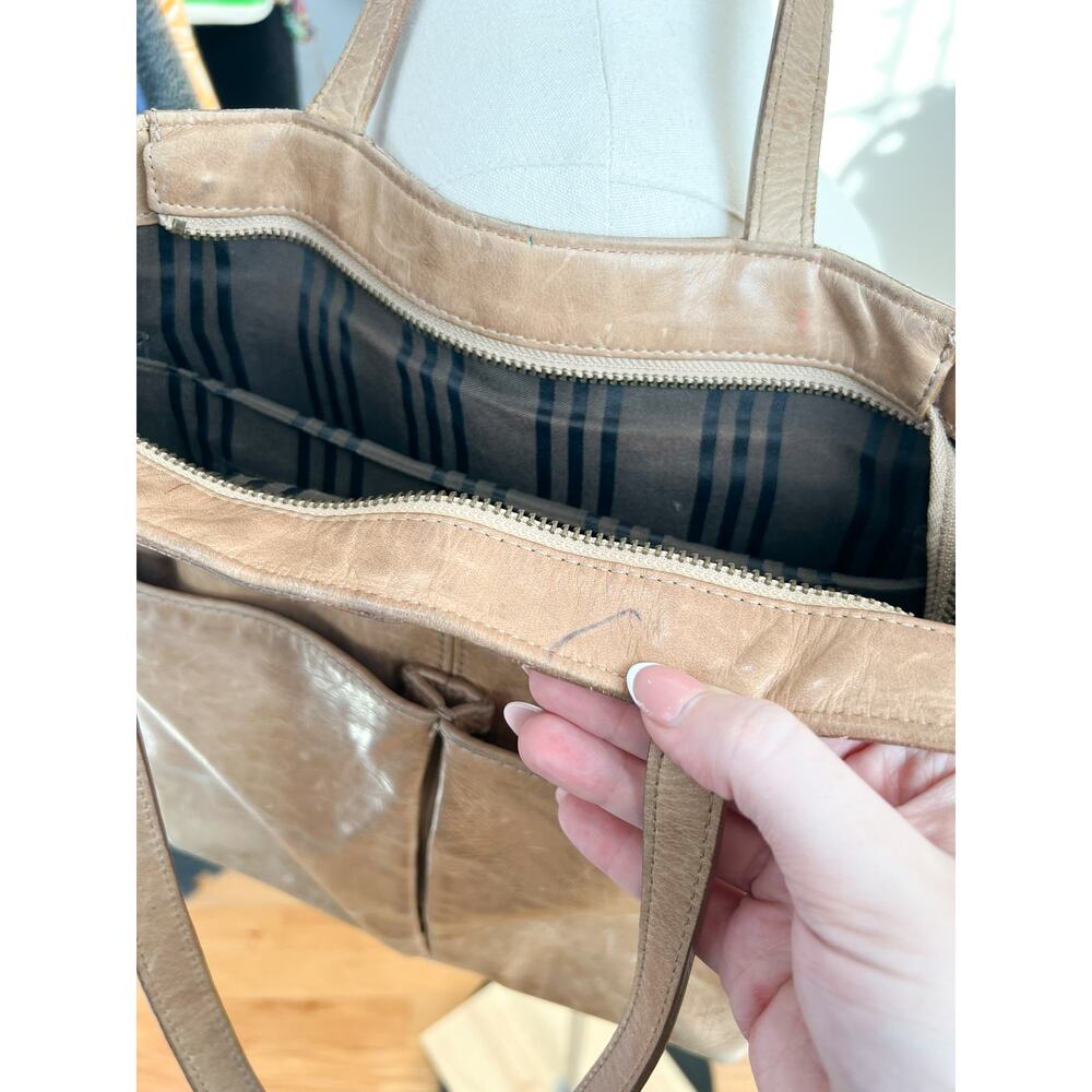 Frye Brown and Tan Leather Tote Bag with Classic Design - Picture 9 of 10